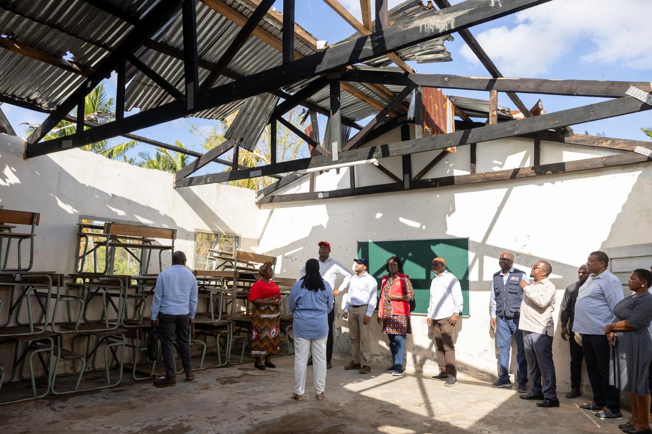 Presidente avalia danos do ciclone Gezani em Inhambane