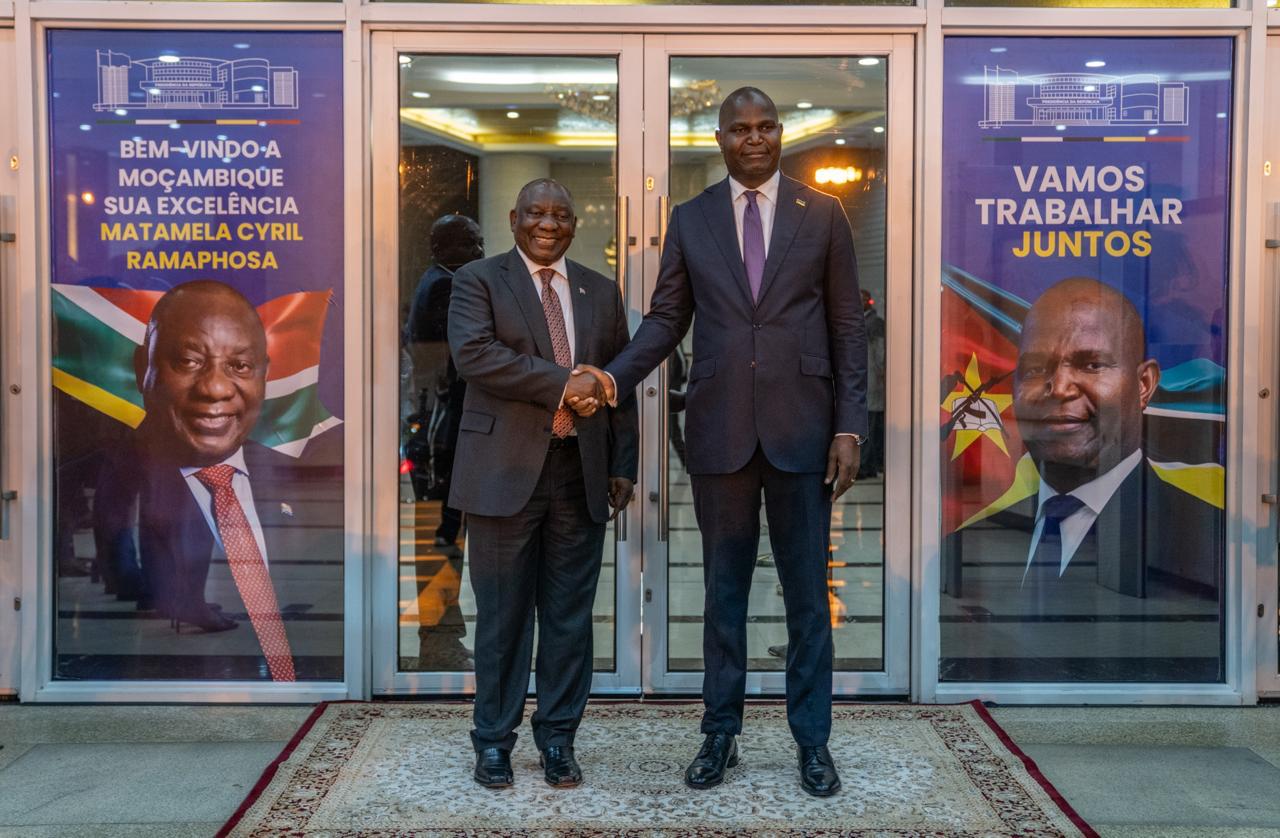 Visita de Ramaphosa reforça cooperação Moçambique–África do Sul