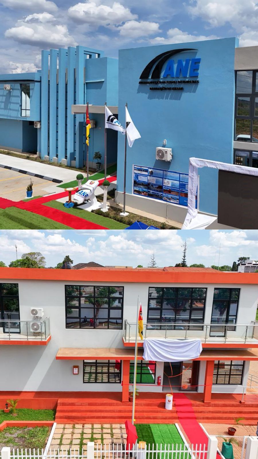 Inauguração dos novos edifícios para ANE e Finanças em Niassa